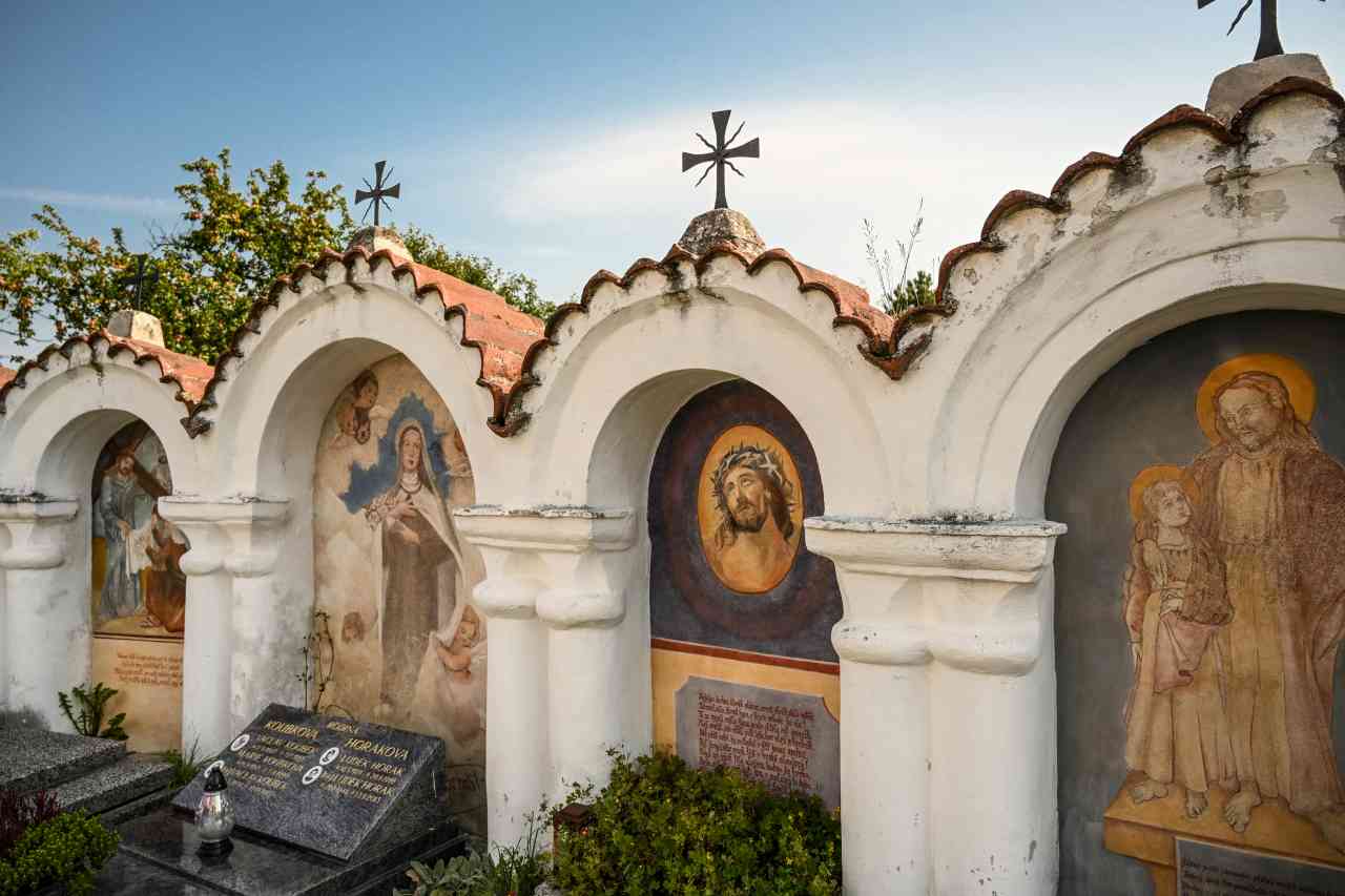 Albrechtice nad Vltavou - Kapličkový hřbitov